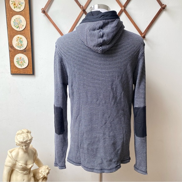 Michael Kors Waffle Knit Striped Hoodie - Picture 8 of 14